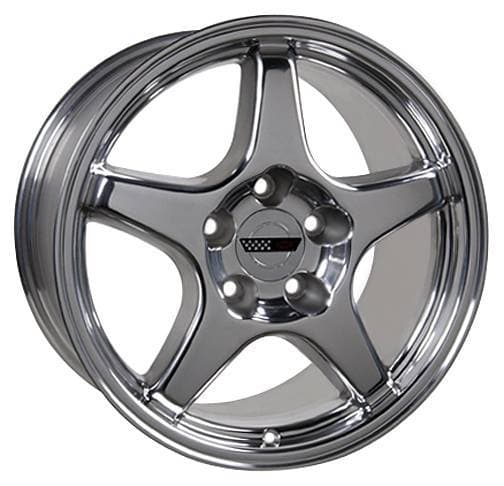 ZR Style Wheel Polished - GM 17 Inch 4 Wheel Package