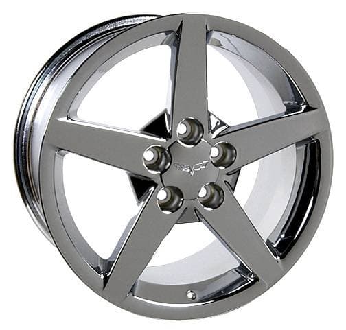 C6 Style Wheel Chrome - GM 17 Inch 4 Wheel Package