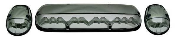 GMC Sierra IPCW LED Cab Roof Lights with Chrome Base - 3PC - LEDR-302S