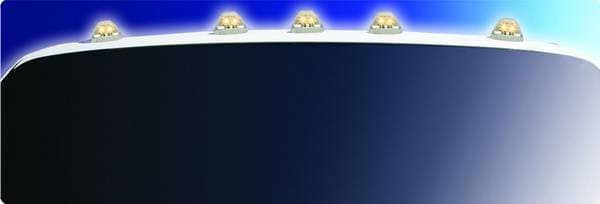 Ford F250 IPCW LED Cab Roof Lights - 5PC - LEDR-500C
