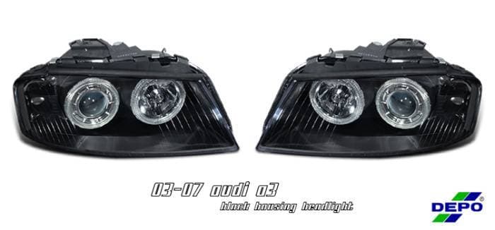 Audi A3 Option Racing Projector Headlight - 11-11105