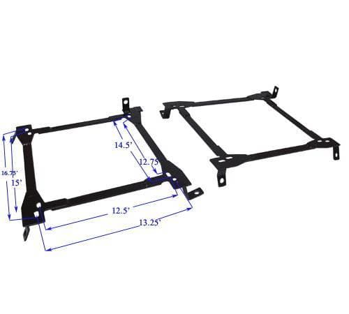 Nissan 240SX Megan Racing Seat Brackets - SBT-NS13