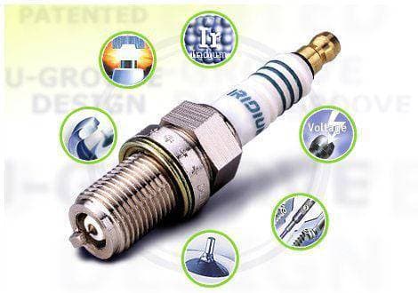Iridium Spark Plugs Set - 10 HP