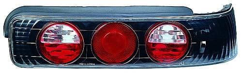 Acura Integra 2DR IPCW Taillights - Crystal Eyes - Bermuda Black - 1 Pair - CWT-106B2