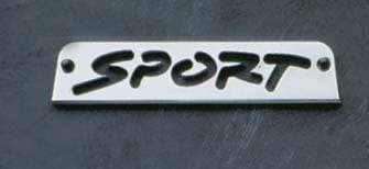 All Sales Third Brake Light Cover - Sport Design - Brushed - 31003