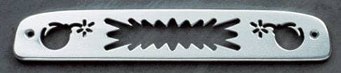 All Sales Third Brake Light Cover - Da Bomb Design - Brushed - 44006