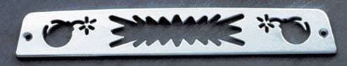 All Sales Third Brake Light Cover - Da Bomb Design - Brushed - 44001
