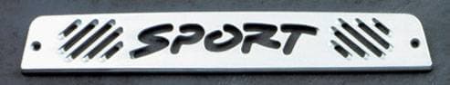 All Sales Third Brake Light Cover - Sport Design - Brushed - 44003