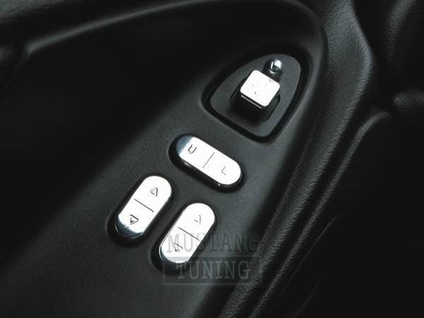 Ford Mustang Polished Billet Window Switch Kit - 54006