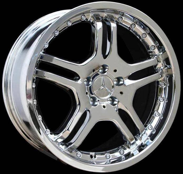 17 Inch X3 Chrome - 4 Wheel Set