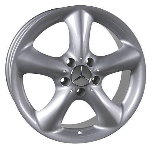 17 inch Five Spoke Silver - 4 wheel set