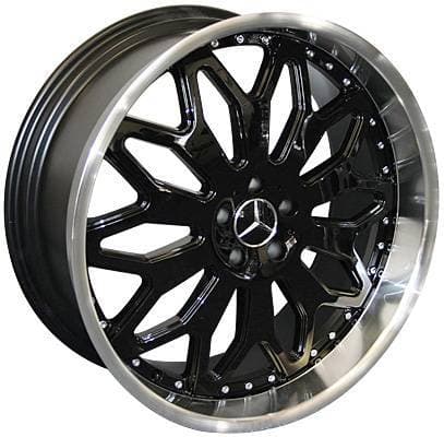22 Inch Metallic Black 4 Wheel Set