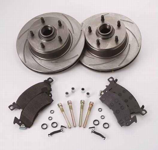SSBC Turbo Slotted Rotors & Pads - Front - A2370009