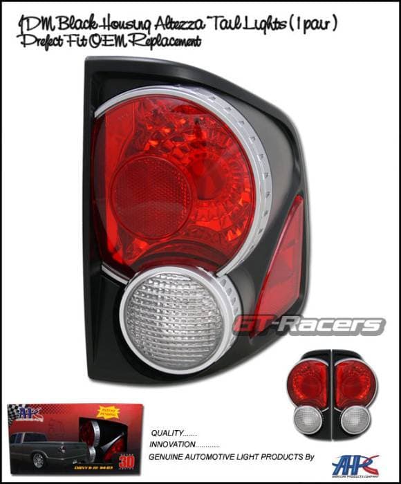 3D Black Taillights