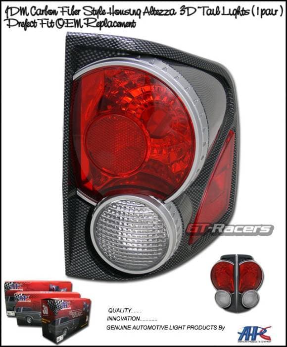 3D Carbon Taillights