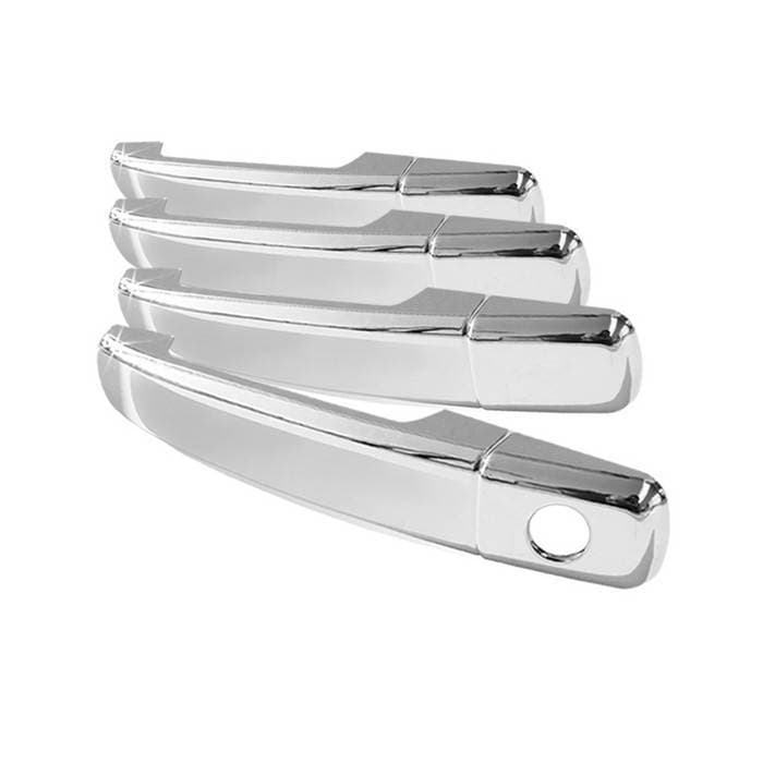 Nissan Maxima Spyder Door Handle Cover - No Passenger Side Key Hole No Smart key - Chrome - CA-DH-NF05-4D-NP
