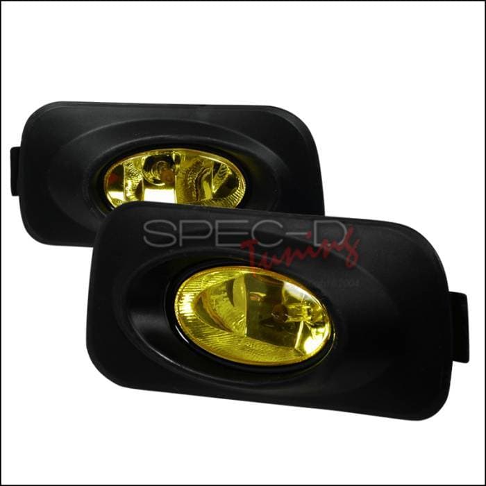 Acura TSX Spec-D OEM Fog Lights - Yellow - LF-TSX04AMOEM