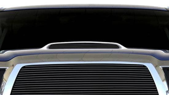 Toyota 4Runner T-Rex Billet Hood Scoop Insert - 4 Bars - All Black - 1PC - 20897B