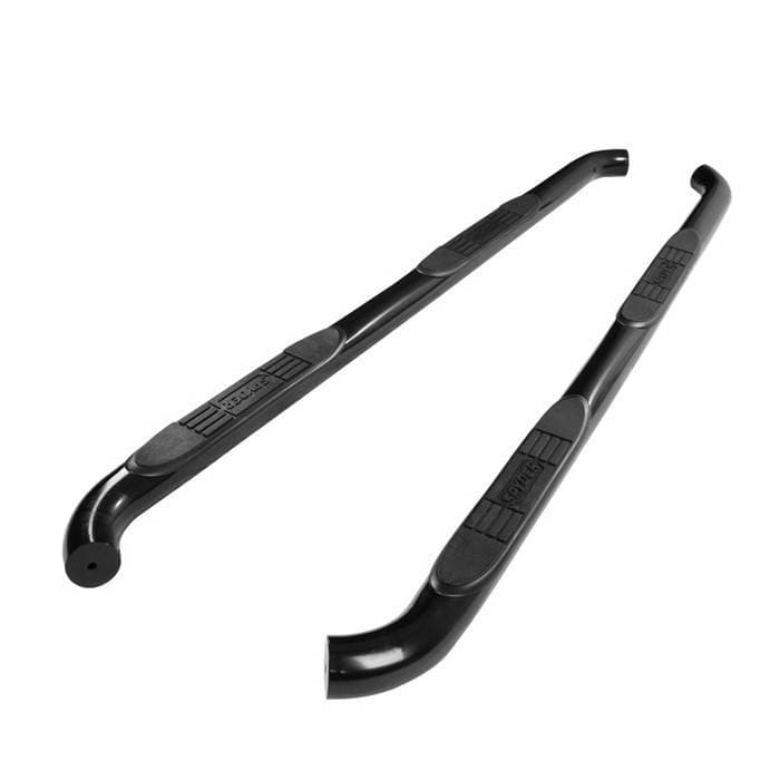 Jeep Wrangler Spyder 3 Inch Round Side Step Bar- Powder Coated Black - SSB-JW-A07S0909-BK