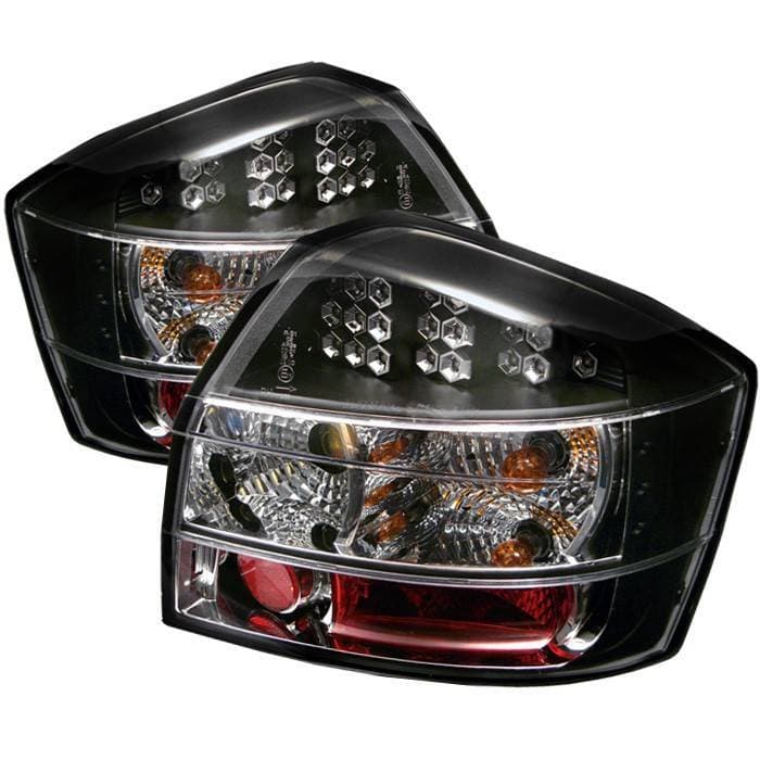 Audi A4 Spyder LED Taillights - Black - 111-AA402-LED-BK