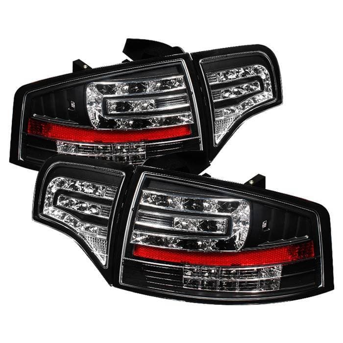 Audi A4 Spyder LED Taillights - Black - 111-AA406-G2-LED-BK