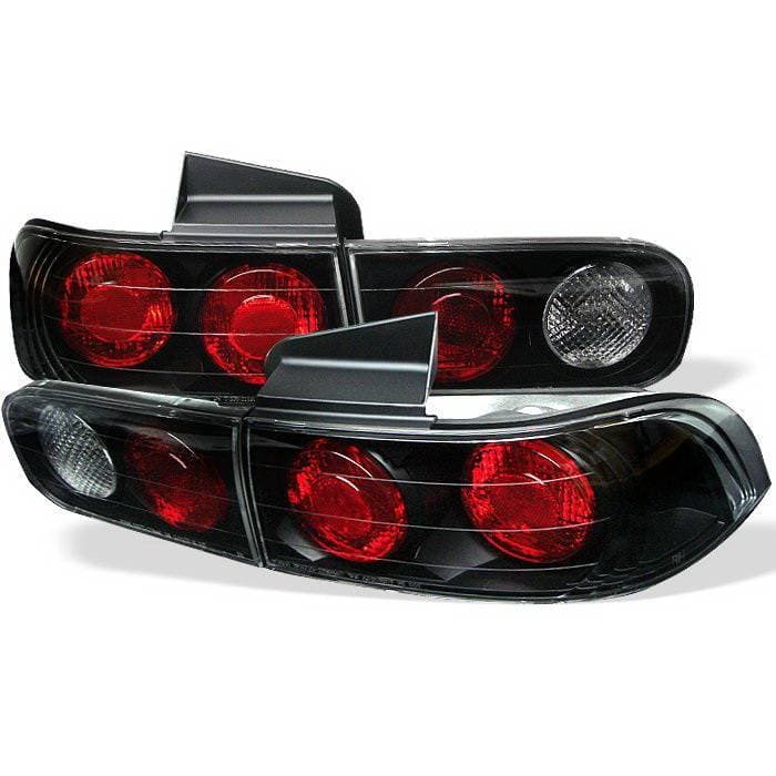 Acura Integra 4DR Spyder Altezza Taillights - Black - 111-AI94-4D-BK