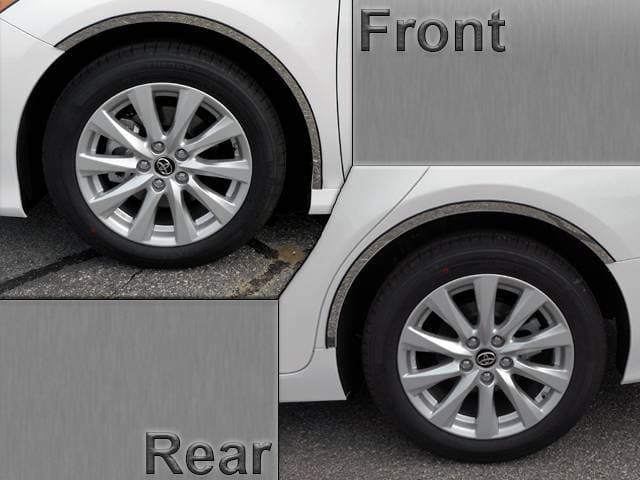TOYOTA CAMRY 4dr QAA Stainless 4pcs Wheel Well Accent WQ18130