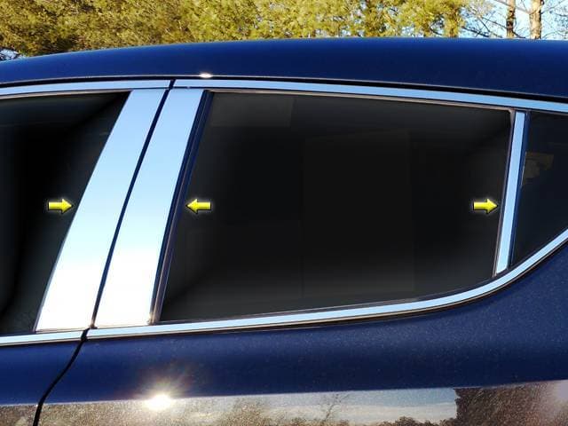TOYOTA C-HR 4dr QAA Stainless 6pcs Pillar Trim PP18141