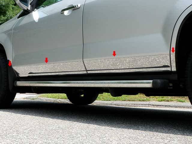 ACURA MDX 4dr QAA Stainless 8pcs Rocker Panel Trim TH21297