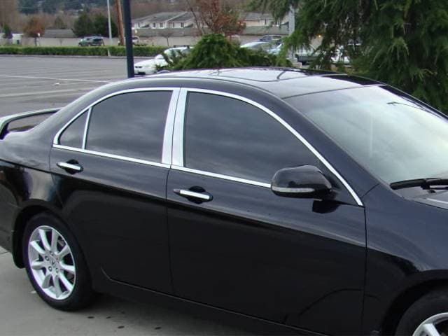 ACURA TSX 4dr QAA Stainless 6pcs Pillar Trim PP26291