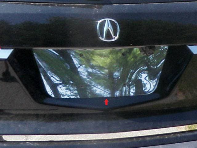 ACURA MDX 4dr QAA Stainless 1pcs License Plate Bezel LP27297
