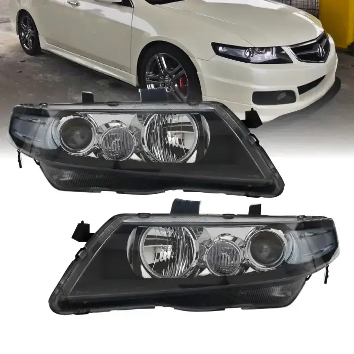 Acura TSX Jdm 07-08 Style With Blue Corner D2S Projector DEPO Headlight