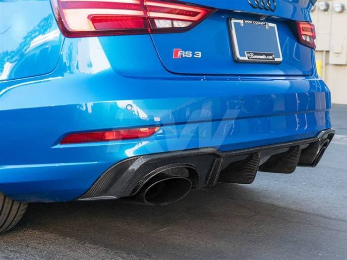 Audi 8V RS3 Carbon Fiber Rear Diffuser audirs304