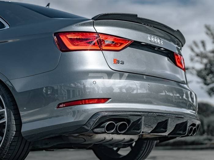 Audi 8v S3 Pre-Facelift Carbon Fiber Rear Diffuser audi8v004