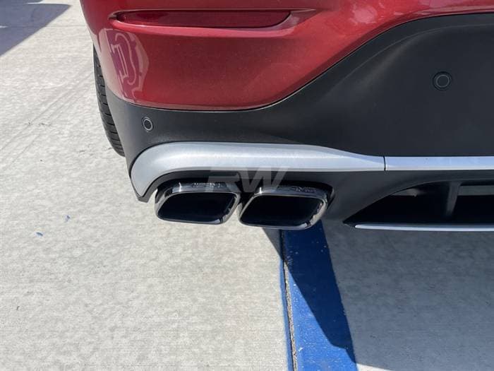 Mercedes GLC AMG 63 19-23 Black/Polished Exhaust Tips mercglc01