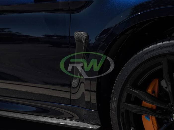BMW F86 X6M Carbon Fiber Fender Trims bmwf15009
