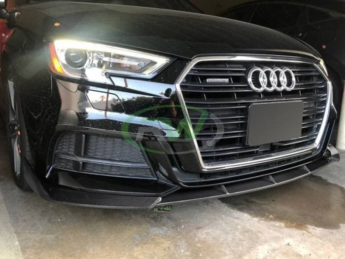 Audi 8v A3 S-Line/S3 Facelift Carbon Fiber Front Lip audi8v006