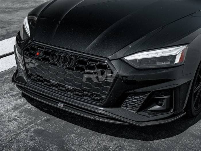 Audi A5 S-Line S5 Carbon Fiber Front Lip Spoiler audib9a503