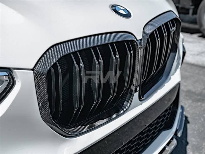 BMW F95 X5M Carbon Fiber Grille Surround bmwf95020