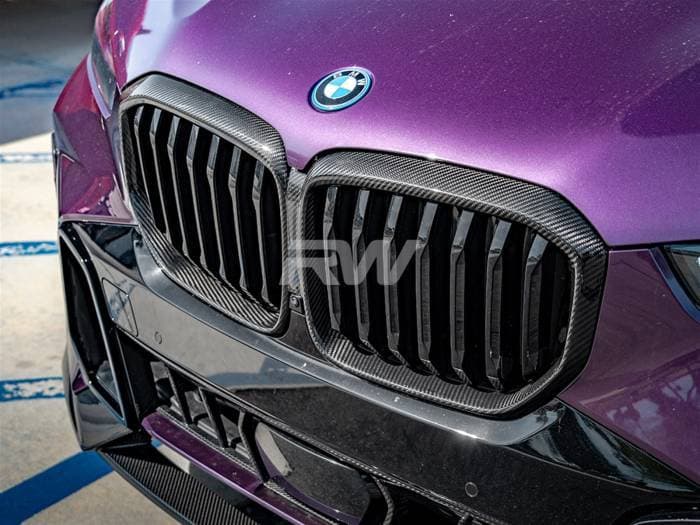 BMW G05 X5 LCI Carbon Fiber Grille Surrounds bmwg05023