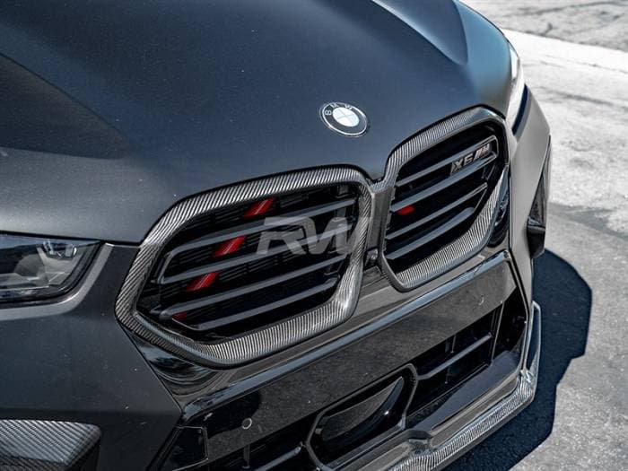 BMW F95/F96 LCI Carbon Fiber Grille Surrounds bmwf95023