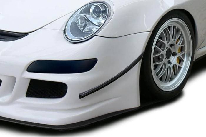 Porsche 997 GT3 Cup S Look Duraflex Front Bumper Side Lips 120375