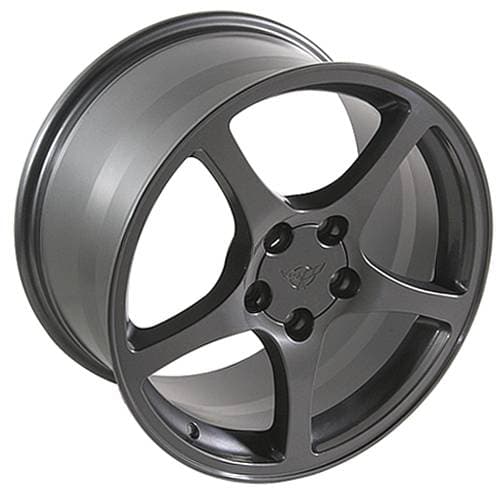 C5 Style Wheel Gunmetal - GM 17 Inch 4 Wheel Package