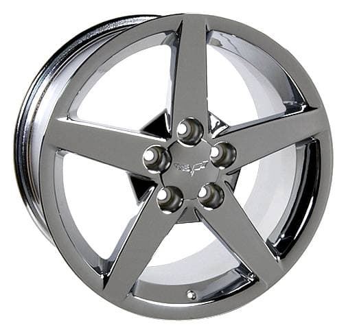 C6 Style Wheel Chrome - GM 17 Inch 4 Wheel Package