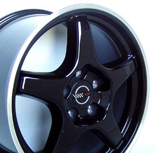 ZR Style Wheel Black - GM 17 Inch 4 Wheel Package