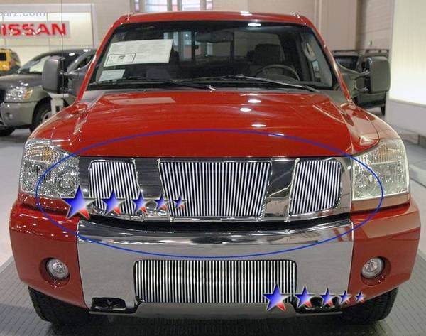 Nissan Armada APS Billet Grille - Upper - Aluminum - N85422V