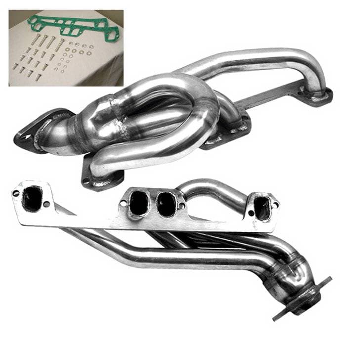 Dodge Durango Spyder Exhaust Header - Chrome - TS-HE-DR96-52L-C