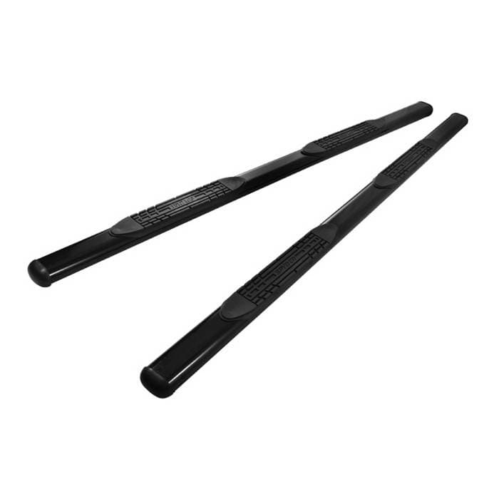 Infiniti FX35 Spyder 4 Inch Oval Side Step Bar- Powder Coated Black - SSB-IFX-A09S1228-BK