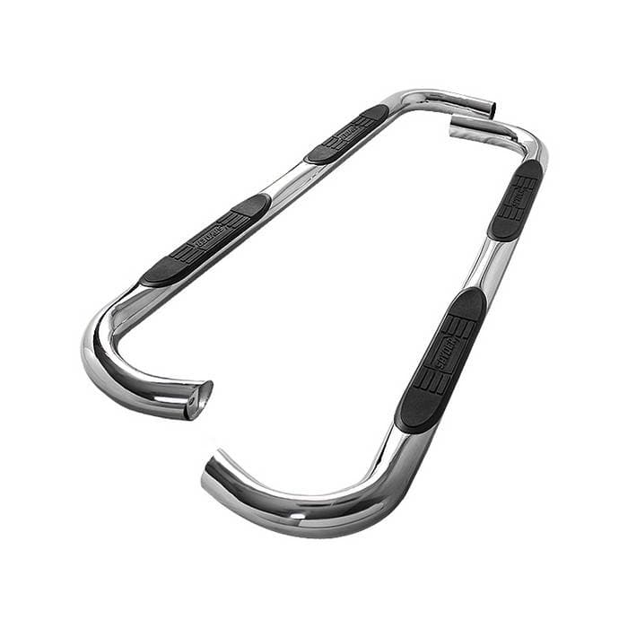 Nissan Titan Spyder 3 Inch Round Side Step Bar T-304 Stainless SteelPolished - SSB-NT-A07S1205T