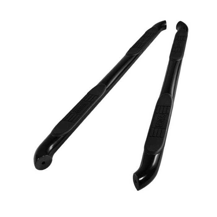 Toyota Tundra Spyder 3 Inch Round Side Step Bar- Powder Coated Black - SSB-TT-E07S1047-BK